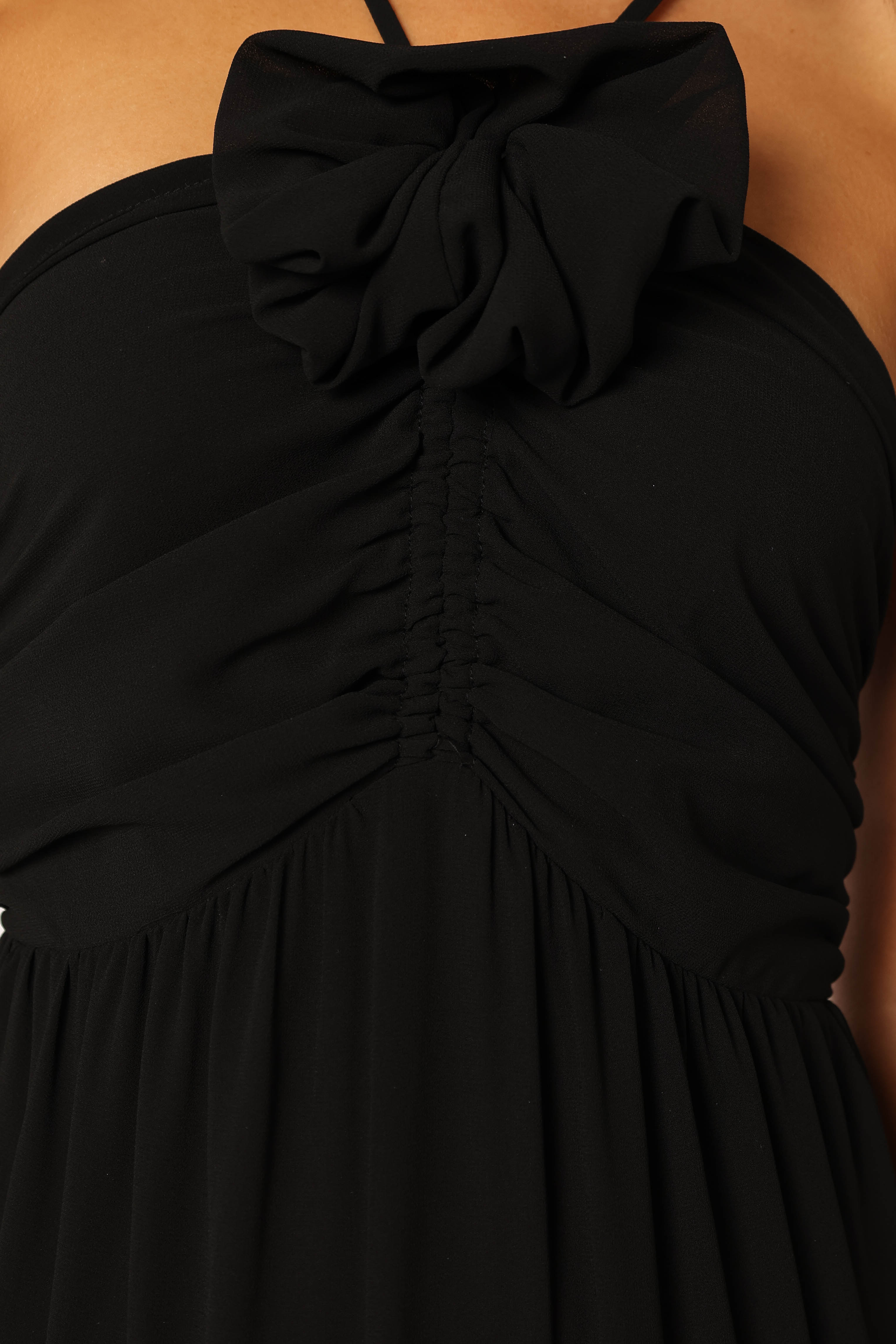 Dottie Halterneck Maxi Dress - Black - Image 8