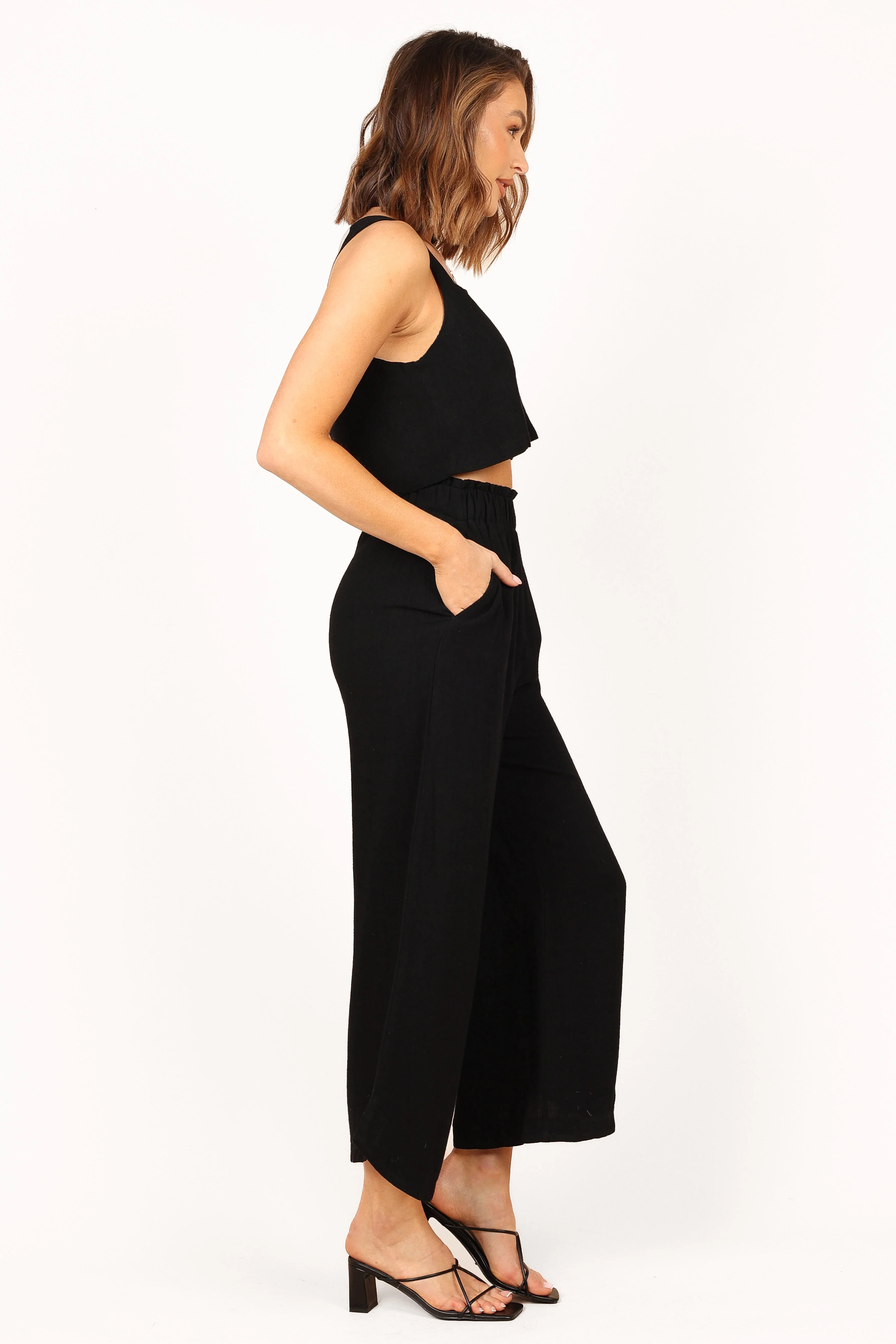 Eleanor Cropped Top - Black - Image 6