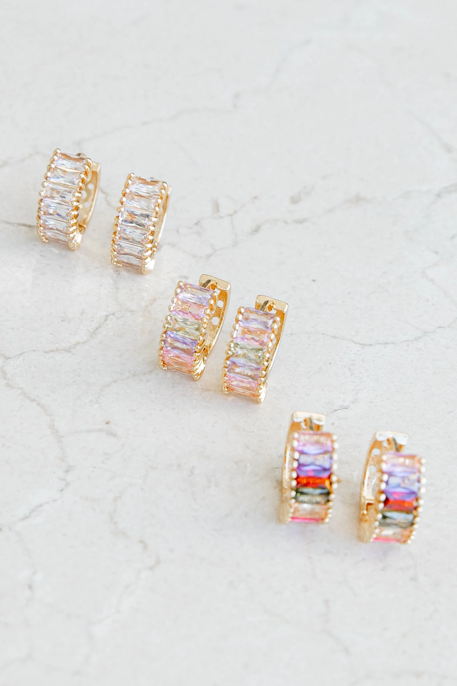 Isla 3 Pack Earrings Set - Multi - Image 4