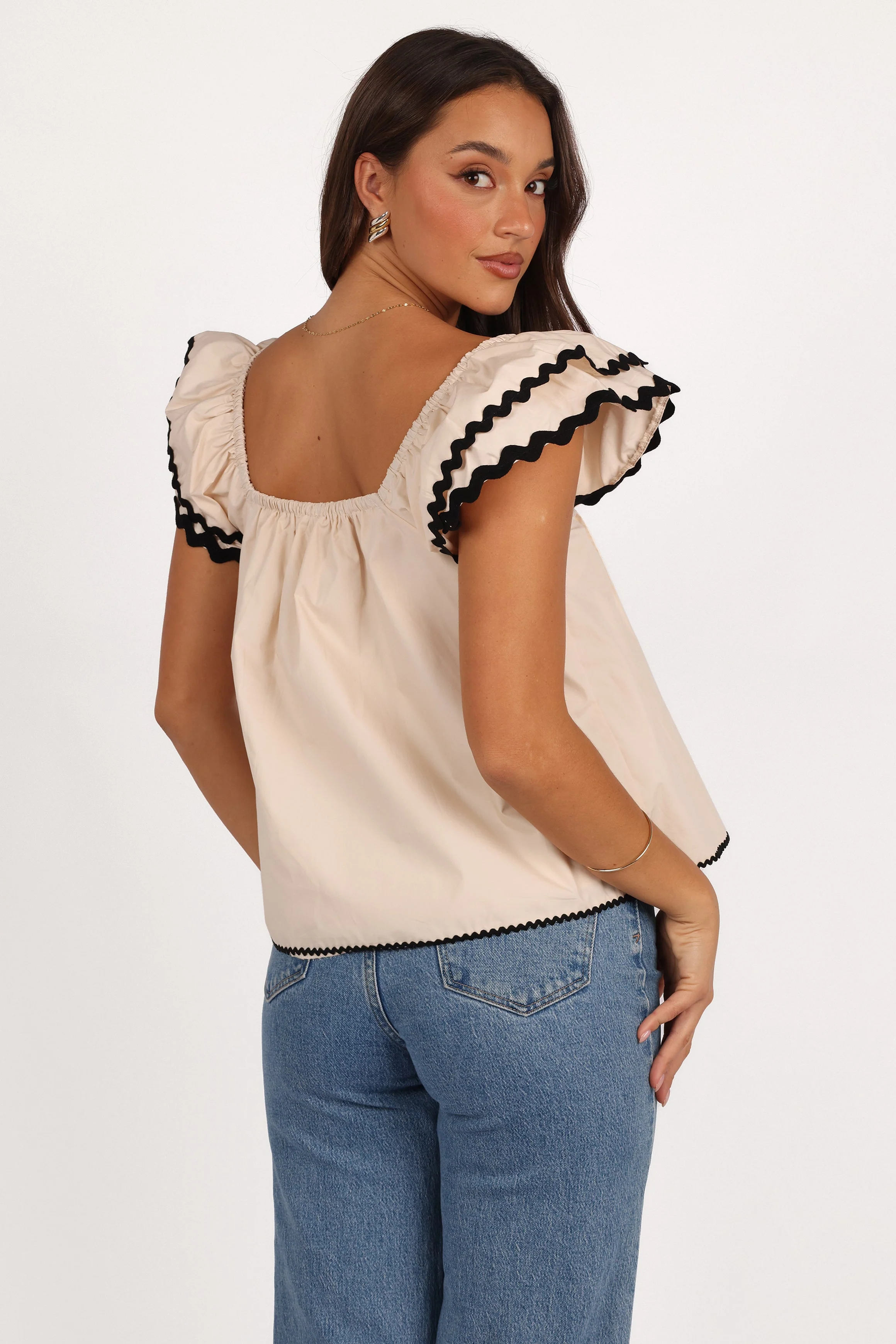 Lilliana Top - Ecru - Image 4