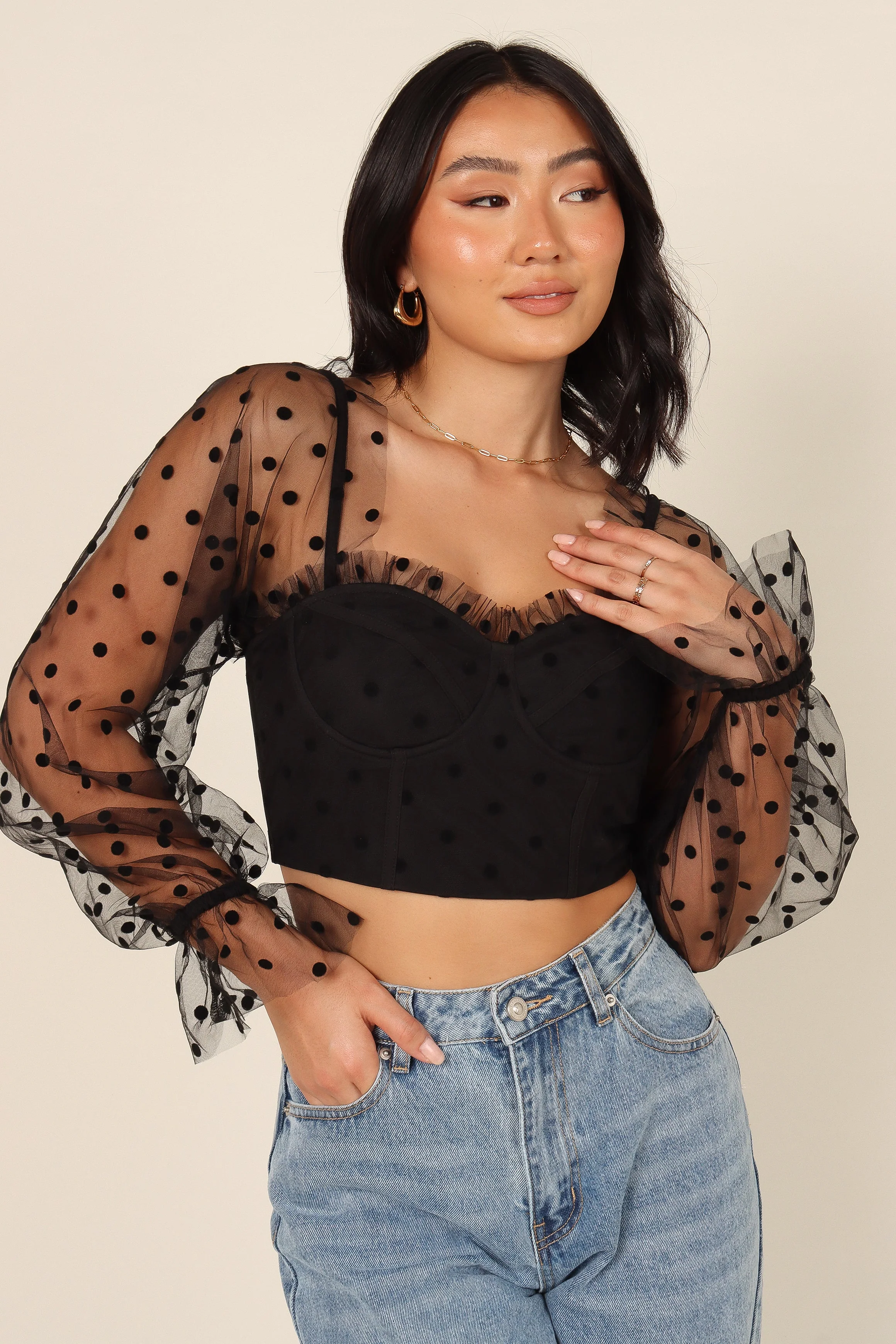 Varinka Top - Black - Image 4