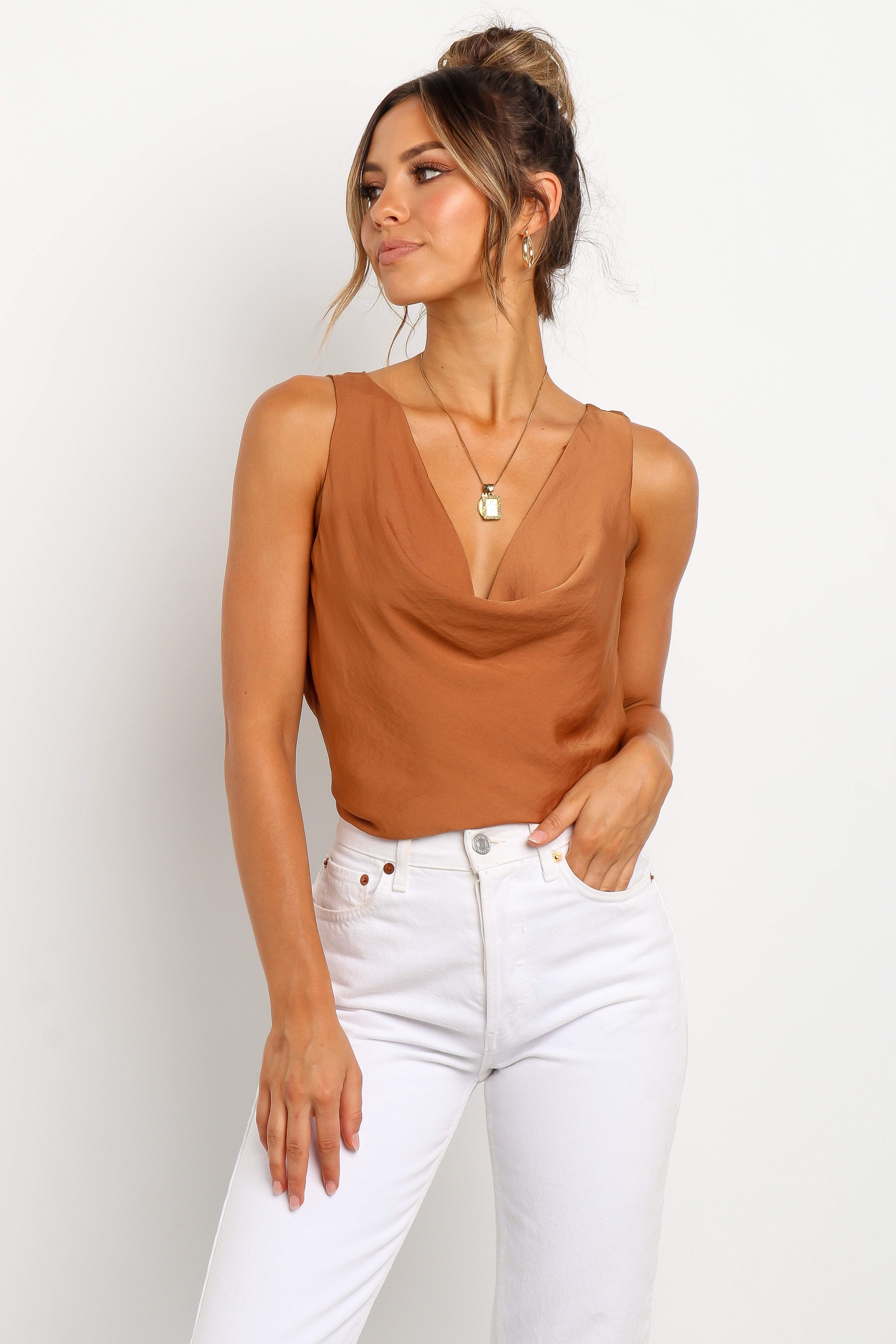 Vinita Top - Rust - Image 9
